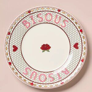 The Bistro Tile Stoneware Dessert Plate: Valentine's Edition
